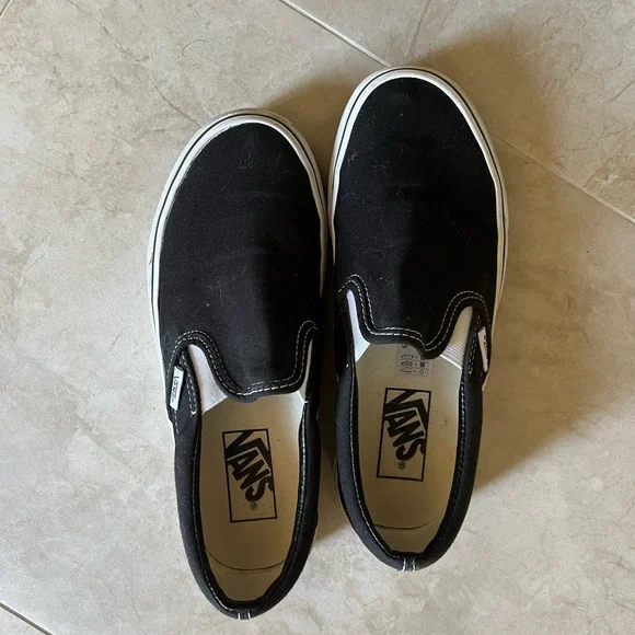 Vans Black Slip-On Shoes - Picture 7 of 7